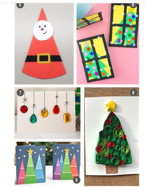 Primary School Christmas Cards, Ks1 Christmas Cards, Eyfs Christmas Cards Ideas, Christmas Cards For Toddlers, Christmas Cards For Kids To Make, Christmas Cards Homemade, Christening Quotes, Cards For Kids To Make, Creative Holiday Cards