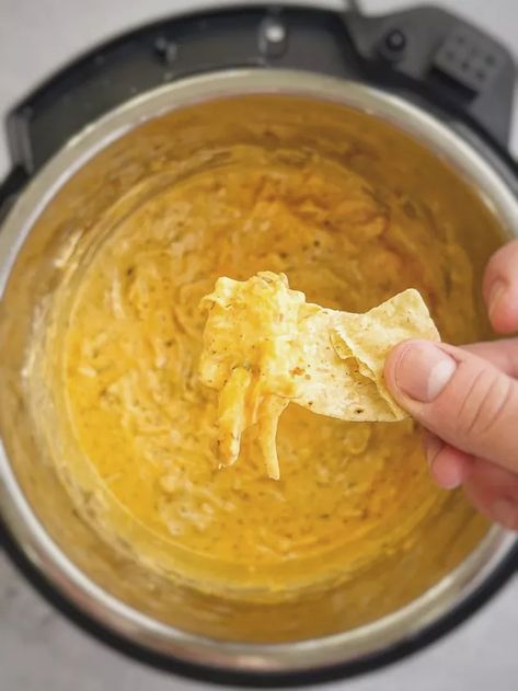 Instant Pot Buffalo Chicken Dip | Foodtalk Buffalo Ranch Dip, Football Party Appetizers, Instant Pot Buffalo Chicken, Coconut Crusted Chicken, Cheesy Dip, Game Day Appetizers, Healthy Buffalo Chicken, Broccoli Rabe, Chicken Dip