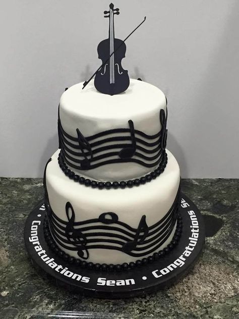 https://flic.kr/p/FymJi3 | cello birthday with music notes Cello Cake Ideas, Music Notes Cake, Dexter Cake, Violin Cake, Bolo Musical, Music Themed Cakes, Piano Cakes, Music Cakes, Music Cake