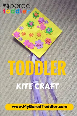 Toddler spring craft activity kite Kite Craft, Adorable Crafts, Spring Toddler Crafts, Paper Kite, Kites Craft, Spring Toddler, March Crafts, April Crafts, Toddler Arts And Crafts