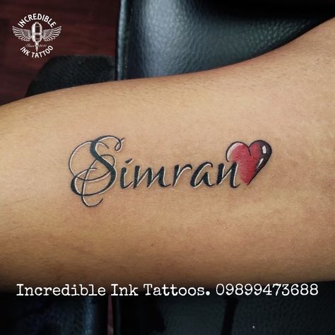 Simran Name Tattoo, Tattoo In Hand, Tato Nama, Name Tattoo On Hand, Name Tattoos On Arm, Tattoo On Arm, Tattoo On Hand, Romancing The Stone, Children Of The Corn