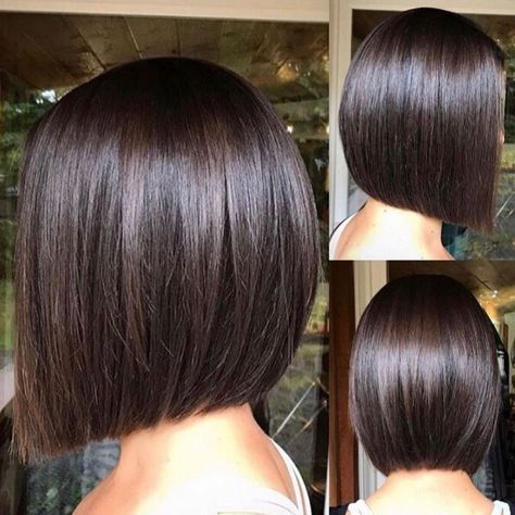 Hairstyles Bob, Beauty Zone, Brunette Bob, Medium Bob, Bob Hairstyles For Thick, Medium Bob Hairstyles, Short Layered, Layered Bob, Haircut And Color