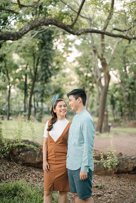 Korean Themed Engagement Shoot | Philippines Wedding Blog Vintage Prenup Shoot Philippines, Engagement Shoot Photos, Prenup Outfit, Prenup Ideas, Outdoor Tent Wedding, Classic Romantic Wedding, Sunrise Wedding, Event Trends, Bride And Breakfast