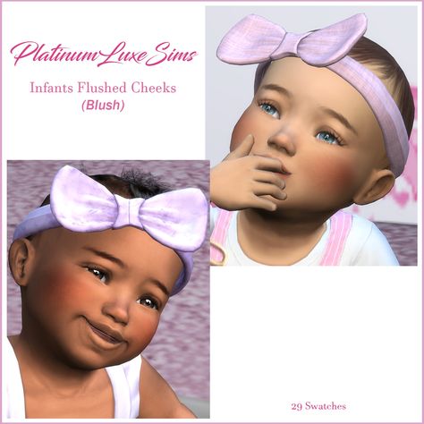 Infants Flushed Cheeks (Blush) - The Sims 4 Create a Sim - CurseForge Infant Cc Sims 4 Skin, Flushed Cheeks, Sims 4 Decades Challenge, Ts4 Mods, The Sims 4 Packs, Sims 4 Cc Makeup, Tumblr Sims 4, Play Sims, Sims Games