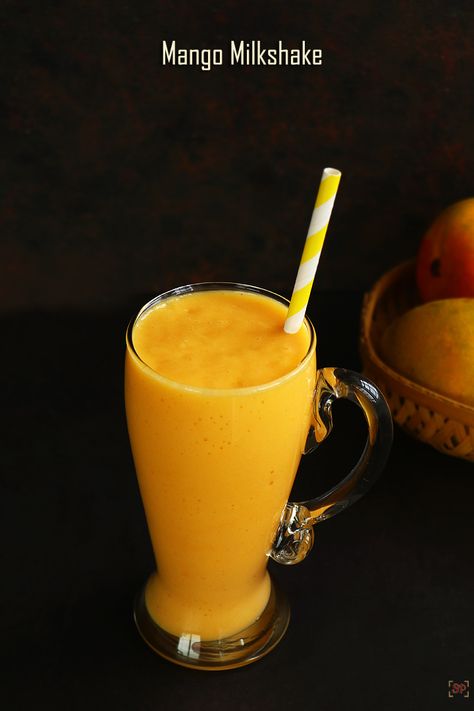 Mango Shake Recipe, Mango Milkshake Recipe, Mango Shake, Mango Milkshake, Recipe Mango, Sweet Corn Soup, Milkshake Recipe, Ice Scream, Recipe Indian