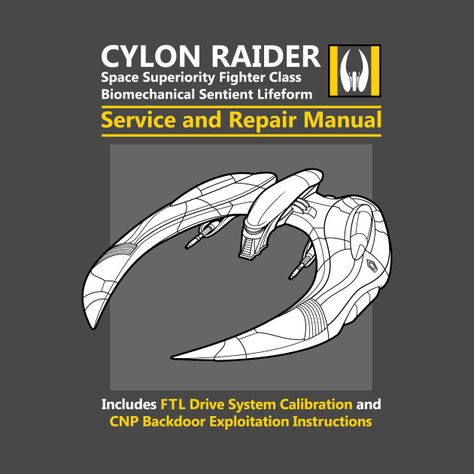 Cylon Raider, Manual Design, Sci Fi Models, Battle Star, Battlestar Galactica, Finding Nemo, Stargate, Sci Fi Fantasy, Repair Manuals