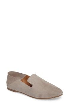 Halogen® Sylvia Loafer (Women) Loafer Women, Loafers Online, Suede Flats, Grey Suede, Suede Loafers, Gray Suede, Handmade Shoes, Discount Shoes, Womens Running Shoes