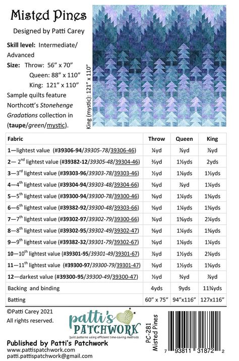 King Quilt Pattern, Quilting Fabric Projects, Mountains Quilt, Christmas Tree Quilt Pattern, Patchwork Lap Quilt, Farm Quilt Patterns, Mountain Quilt Pattern, Bed Quilt Patterns, Tree Quilt Block