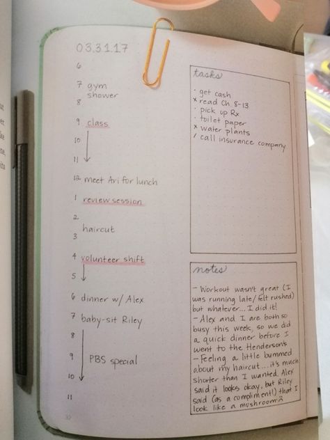 Daily Journal Layout Writing, Hourly Planner Aesthetic, Bullet Journal Hourly Layout, Daily Bujo Spread, Daily Journaling Layout, Bujo Daily Spread Layout, Daily Bullet Journal Layout, Daily Journal Ideas Layout, Bujo Daily Spread