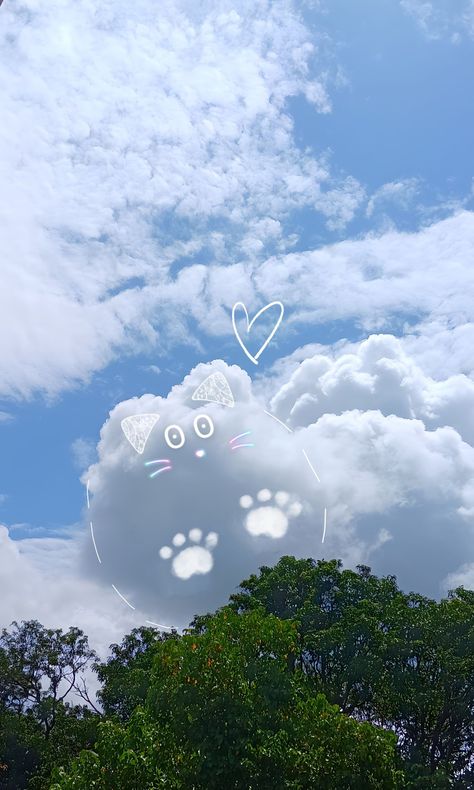 #cat cloud #sky #bluesky #white cloud #cloud editing #aesthetic sky #cloudy sky #sky photography #snapchat edits #snapstreak #instagram story #story edit #morning #saturday #august #cute #cat #weather Morning Weather Snapchat, Saturday Snapchat Stories, Cloud Editing, Saturday Snap, Photography Snapchat, Cat Cloud, Editing Aesthetic, Story Edit, Story Story