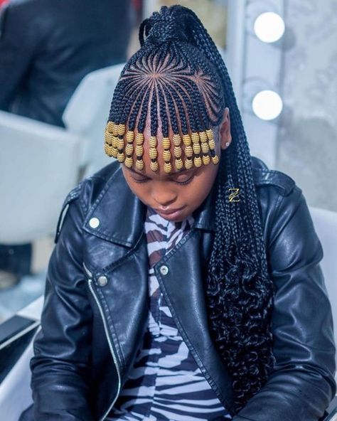 Braided Hairstyles With Bangs, Cornrows Braids For Black Women, African Hair Braiding Styles, Braided Hairstyles For Teens, Quick Braided Hairstyles, Hair Twist Styles, Fulani Braids, Cool Braid Hairstyles, Braids With Curls