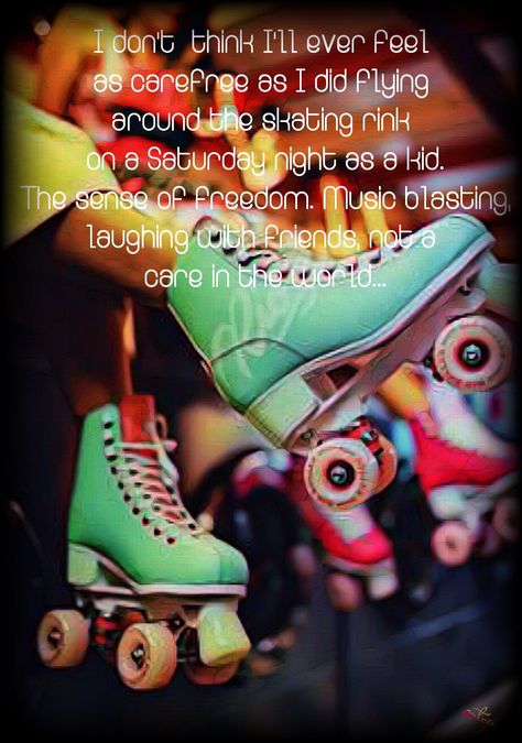 Roller Skating was my life 💕 Roller Skating Quotes, Skate Quotes, Skating Quote, Roller Skating Rink, Photo Social Media, They See Me Rollin, Weekday Quotes, Business Checklist, Inline Skate