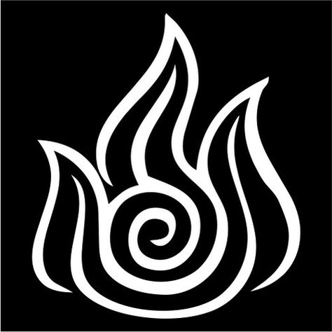 Fire Nation (Avatar: The Last Airbender) Fire Element Symbol, Fire Nation Symbol, Fire Bending, Air Symbol, Avatar Picture, Fire Tattoo, Element Symbols, Avatar Cartoon, Air Dry Clay Projects