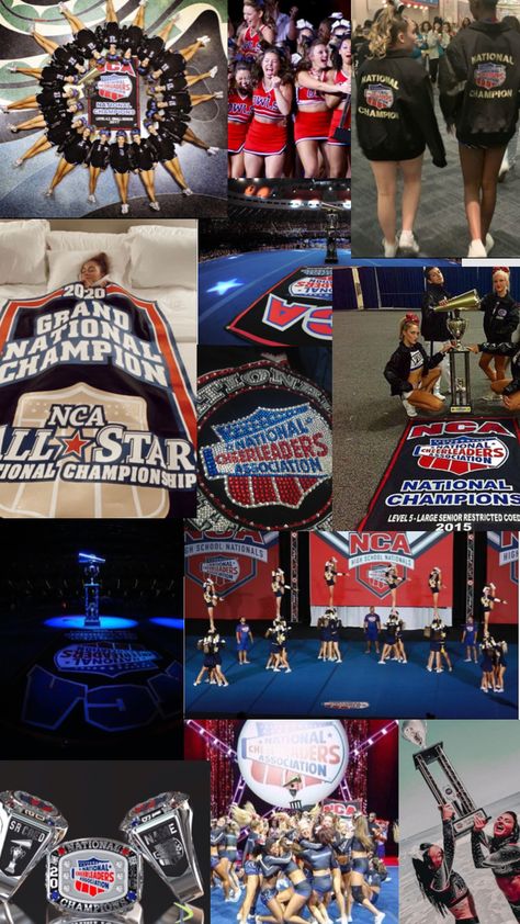 winning nationals aesthetic 😜🥇 #cheer Aesthetic Cheer, Comp Cheer, Cheer Nationals, Cheer Aesthetic