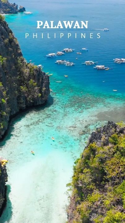 Welcome to Big Lagoon, El Nido in Palawan, Philippines. This place is paradise on earth and is a must for your bucket-list. Phillipines Travel, Philippines Palawan, Philippines Travel Guide, Dumaguete, Palawan Philippines, Siargao, Ao Nang, Travel Destinations Bucket Lists, Couple Travel