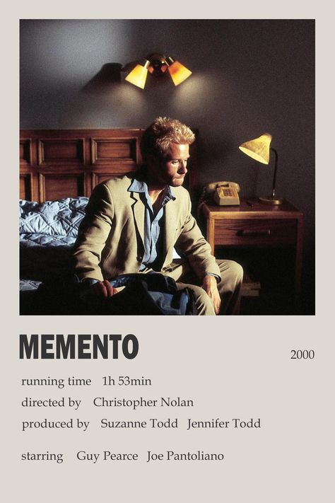 Memento Movie Poster, Memento Polaroid, Memento Poster, Memento Film, Memento Movie, Movies Minimalist, Contact Movie, Polaroid Movie Poster, Movie Poster Room