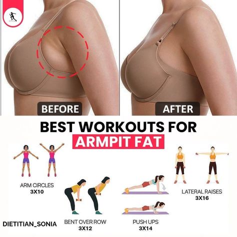 Weightloss | Health | Recipes on Instagram: “Follow @weightlossbasics for healthy tips ⁣ ⁣ ⁣ Credit @dietitian_sonia123⁣ ⁣ ⁣ ⁣ ⁣ ⁣ #nutritionblogger #igweightloss #nutritionplan…” Breast Growth Tips, Girl Workout Routine, Exercise Fashion, Armpit Fat, All Body Workout, Breast Workout, Workout Posters, Quick Workout Routine, Fit Motivation