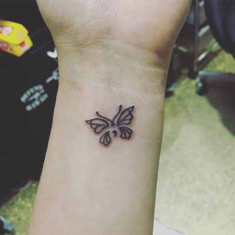 Semi-colon Butterfly Tattoos, Butterfly Tattoo With Semicolon, Semi-colon Tattoo Ideas Wrist, Butterfly Semi Colon, Butterfly Tattoo Aesthetic, Butterfly Tattoo With Semi Colon, Semi Colon Tattoo Ideas, Semi-colon Butterfly Tattoo, Butterfly Tattoo Wrist