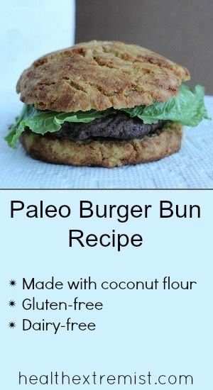 Paleo Burger Buns Made with Coconut Flour Paleo Buns, Coconut Flour Cake, Coconut Flour Cake Recipes, Buckwheat Flour Recipes, Paleo Burger, Coconut Flour Cakes, Burger Buns Recipe, Wheat Belly Recipes, Paleo Cake