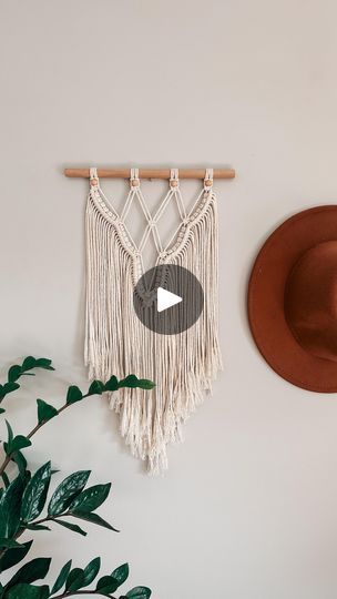 1K views · 978 reactions | Medium Macrame Wall Hanger tutorial✨
-————

Full tutorial on my YouTube channel: MIGO Creates 🎦
-————
#macramewallhanging #macramewallhangings #macramewallhanger #macramewalldecor #macramewallart #macrameinspiration #macramemovement #macramemakers #macramelovers #diyprojectsfordays #diywallhanging #diywallart #macrame #makrameeart #handmadewithlove #handmadegift #craftersgonnacraft #craftideas #macramecommunity #macrametutorial #macramehanger #macramehathanger #handmadewithlove #madebyhand #macramereels #diyreels #craftreels #macrameforbeginners #wallhangingmacrame #wallhangingdecor #kidcrafts | 𝙼𝚒𝚌𝚑𝚊𝚎𝚕 | Benson Boone · Beautiful Things Macrame Wall Hanger, Benson Boone, Macrame Wall Decor, Hat Hanger, Macrame Hanger, Wall Hanging Diy, Macrame Wall Art, Macrame Tutorial, 1k Views