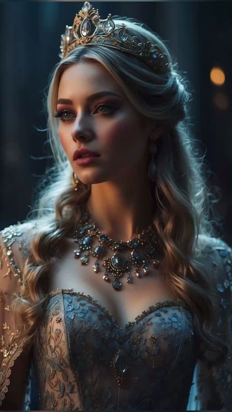 Blonde Queen Aesthetic, Blonde Princess Aesthetic, Fairytale Queen, Blonde Queen, Queen Aesthetic, Character Inspiration Male, Royalty Aesthetic, Animal Portraits Art, Queen Pictures