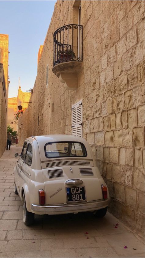 mdina, malta Malta Aesthetic, Mdina Malta, Car Ideas, Car Illustration, Cute Cars, Malta, Car Pictures, Presentation, Quick Saves