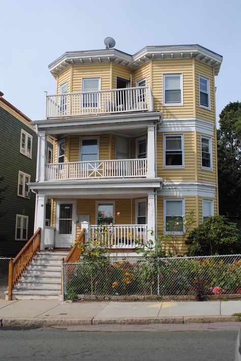 New England House, Apartment Exterior, Architectural History, Historic New England, Sims Building, Multi Family Homes, Dreamy Room, August 9, Family House