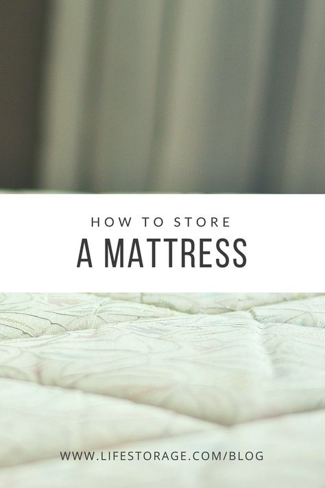 Storing Mattress In Garage, Store Mattress, Spare Mattress Storage Ideas, How To Store A Mattress, Store Mattress Against Wall, Mattress Storage Ideas, Camper Mattress, Garage Storage Units, Extra Space Storage