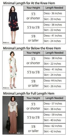 What You Can (and Can't) Wear to Work | Office Dress Code, Office ... Petite Tips, Sharp Outfits, Pattern Alterations, Dress Lengths, Neon Prom Dresses, Tall Skirt, Measurements Chart, Short Person, Below The Knee Dresses