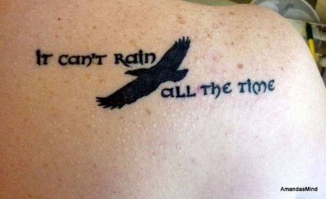 It Can't Rain All The Time Tattoo, The Crow Tattoo Movie, Dimension Tattoo, The Crow Tattoo, Apocalyptic Outfit, Can't Rain All The Time, Plants Tattoo, Second Tattoo, Crow Movie