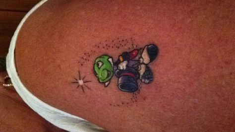 Jimney cricket.  My MIL tattoo Jimney Cricket Tattoo, Jimmy Cricket Tattoo, Jiminy Cricket Tattoo, Jimney Cricket, Cricket Tattoo, Jimminy Cricket, Fairytale Tattoo, Disney Characters Tattoos, Eeyore Tattoo