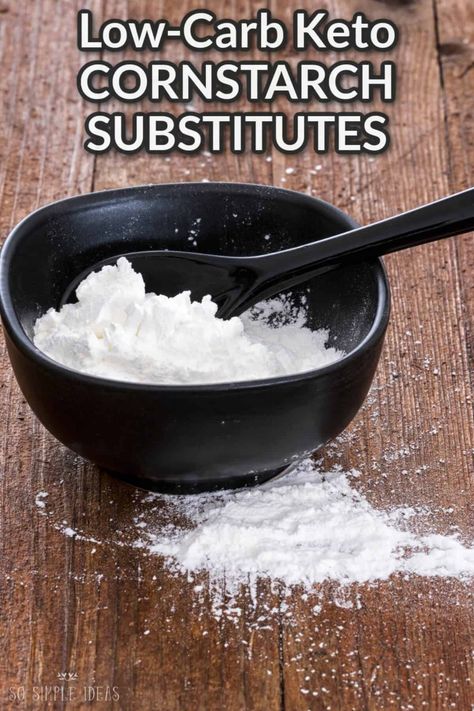 There are plenty of keto substitutes for cornstarch out there if you need an alternative. This guide gives the best low-carb alternatives. Keto Thickening Agent, Corn Starch Substitute, Substitute For Cornstarch, Cornstarch Alternative, Ketovore Recipes, Keto Substitutes, Cornstarch Substitute, Keto Ingredients, Keto Seasoning