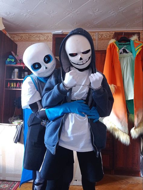 Swap Sans X Dust Sans, Swap Sans, Bad Sanses, Sans Cosplay, Undertale Souls, Undertale Cosplay, Undertale Oc, Touhou Anime, Horror Sans