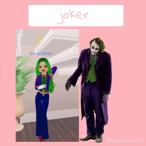 Joker Dress, Joker Outfit, Villain Dresses, Superhero Dress, Dress To Impress Outfits, Ballet Pictures, Superhero Villains, Theme Dress, Superhero Theme