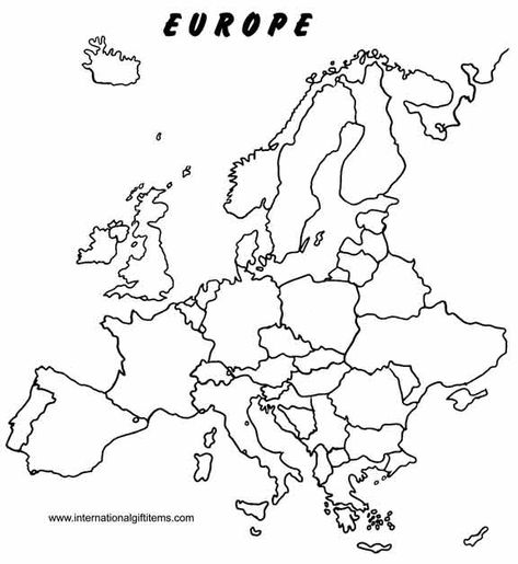 Printable Blank Europe Map Europe Blank Map, Europe Map Printable, Europe Quiz, World Map Europe, Map Quiz, Travel Photography Europe, Map Of Europe, European Map, Sistem Solar