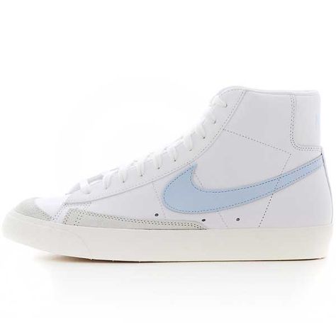 Light Blue Blazers Nike, Nike Blazer Colors, Blue Blazers Nike, Nike Blazer Blue, Blazers Nike, Hoco 2023, Light Blue Blazers, Ella Shoes, Blazer Shoes