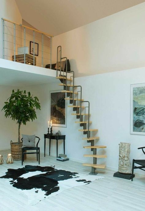 Mezzanine Stairs, Small Space Staircase, Modular Staircase, Space Saving Staircase, Tiny Loft, Loft Stairs, Loft Storage, Stair Case, Home Stairs Design