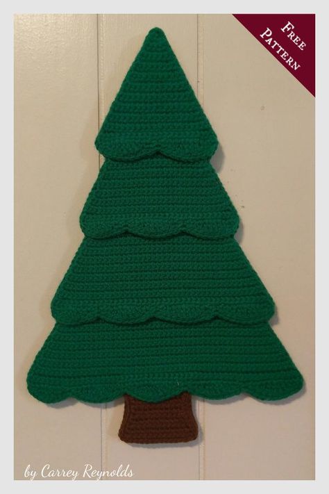 Crochet Christmas Trees Free, Crochet Advent Calendar, Advent Calendar Pattern, Crochet Christmas Trees Pattern, Christmas Tree Advent Calendar, Crochet Christmas Ornaments Free, Crochet Christmas Tree, Christmas Crochet Patterns Free, Crocheted Christmas