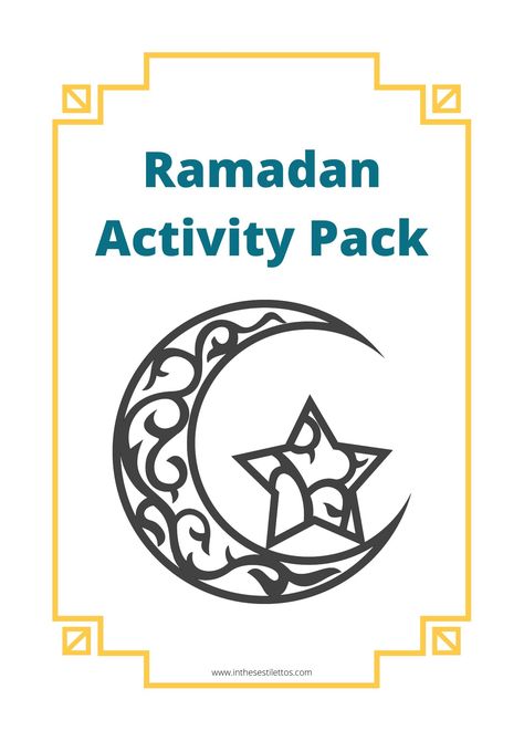 Free Ramadan Activity Pack For Children Ramadan Kindergarten Activities, Ramadhan Activity For Toddler, Ramadan Activities For Kids Ideas, Ramadhan Activity For Kids, Free Ramadan Printables, Ramadan Activities For Toddlers, Ramadan Activity For Kids, Ramadan Worksheet, Mosque Template