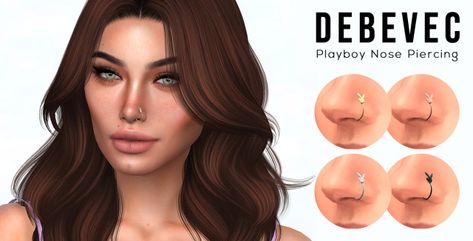 Carla Debevec on Tumblr Ring Sims 4 Cc, Sims 4 Cc Piercings, Nose Piercing Ring, Sims Hair, Sims 4 Mods Clothes, Piercing Ring, Sims 4 Cas, Ts4 Cc, Sims 4 Cc Finds