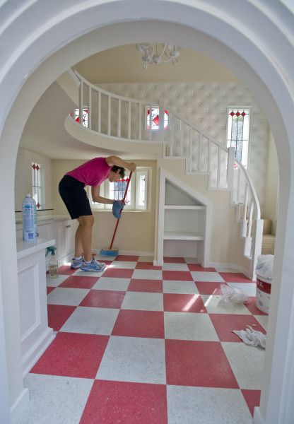 Playhouse Interior, Luxury Playhouses, Popular Home Decor, The Perfect House, Backyard Playhouse, Floor Bloxburg, Perfect House, Backyard Playground, Boys Bedding