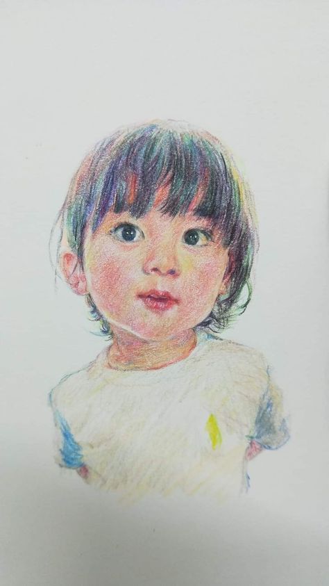 Smile Drawing Realistic, Easy Potraits Idea Drawing, Portrait Colored Pencil, Relatable Art, Colored Pencil Portrait, Color Pencil Illustration, Pencil Sketches, Writing Art, Hauntingly Beautiful