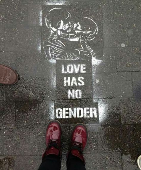 Love has no gender Love Has No Gender, No Gender, The Perfect Guy, Intp, Lgbtq Pride, Lgbt Pride, A Sign, Gay Pride, Human Rights