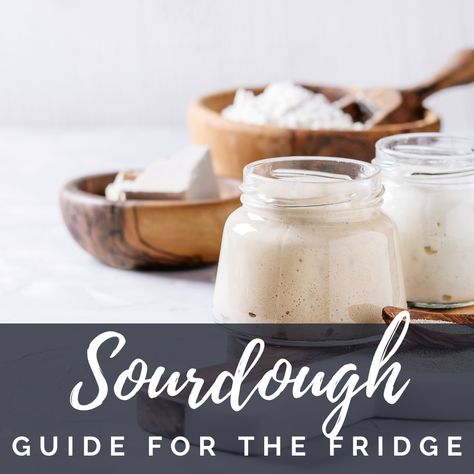 Preparing your Summit Sourdough Starter for the Fridge : The Sourdough Starter Fridge Hack for Beginners Refrigerating Sourdough Starter, How To Take Care Of Sourdough Starter, Feeding Sourdough Starter From Fridge, Sourdough Starter Recipe, Dough Recipes, Sour Dough, Starters Recipes, Sourdough Recipes, Sourdough Starter