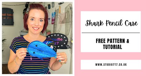 https://youtu.be/BhXdlLHZtx8?si=hgL9tuA6h9CCZC3f This DIY Pencil Case Free Pattern is super cute and surprisingly fast to sew. This shark pencil case would also be great to sell! You don't need a ton of materials and there is a free pattern which you can find via the link below.Huge thanks to Liberia Sofia… Pencil Case Free Pattern, Shark Pencil Case, Fish Pencil Case, Pencil Case Tutorial, Pencil Case Sewing, Diy Pencil Case, Diy Pencil, Liberia, Sewing For Beginners