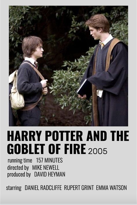 Posters Harry Potter, Minimalist Movie Posters, Indie Movie Posters, Film Polaroid, Fire Movie, Harry Potter Poster, Movie Card, Iconic Movie Posters, The Goblet Of Fire