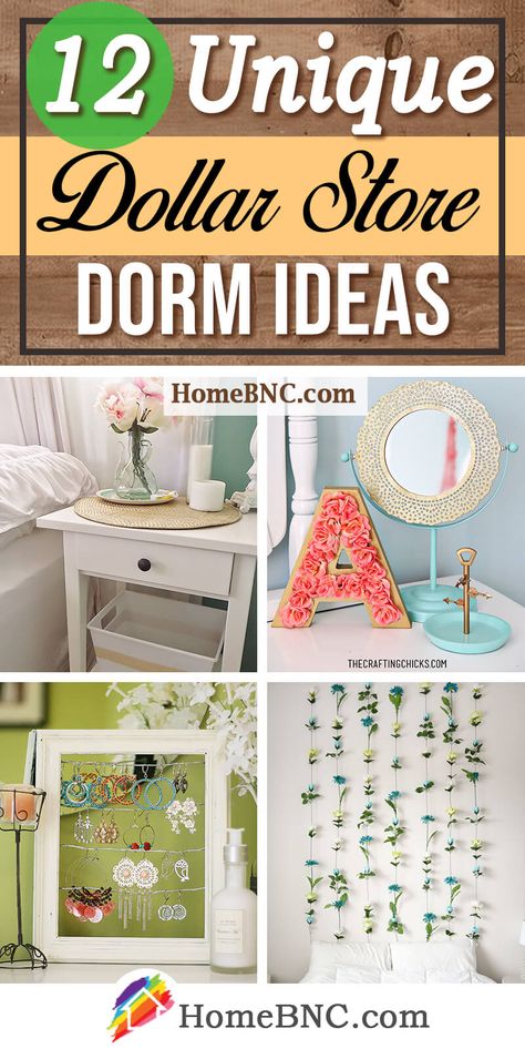 Tree Bedroom Decor, Dorm Room Supplies, Dorm Room Necessities, Dorm Room Decor Ideas, Tree Bedroom, Decorating On A Dime, Dorm Diy, Dorm Organization, Dopamine Decor