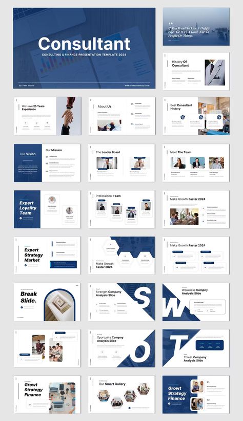 Finance & Consulting PowerPoint Template Finance Presentation Design, Finance Consultant, Finance Powerpoint, Powerpoint Slide Designs, Web Fonts, Wide Screen, Powerpoint Slide, Business Infographic, Color Theme