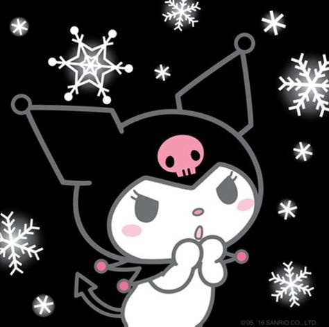 Winter Kuromi Kuromi Christmas Wallpaper Iphone, Kuromi Wallpaper Christmas, Kuromi Christmas Pfp, Christmas Kuromi Wallpaper, Hello Kitty Wallpaper Black, Pfp Gangsta, Christmas Kuromi, Gangsta Hello Kitty, Wallpaper Kuromi