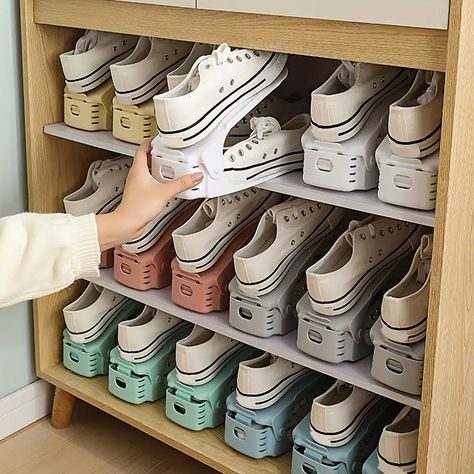 Folding Shoe Rack, Rak Kasut, Space Saving Shoe Rack, Plastic Shoe Rack, Boot Organization, Foldable Shoes, Entryway Shoe Storage, Shoe Storage Solutions, Adjustable Shoes